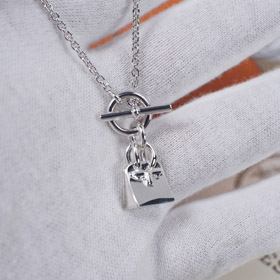 Hermes Mini Bag Necklace-3568  